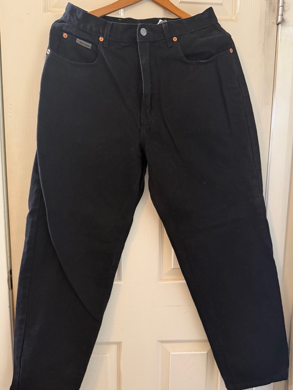 Calvin Klein Jeans Black Relaxed Straight Men's Jeans